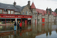 Flooded village pic